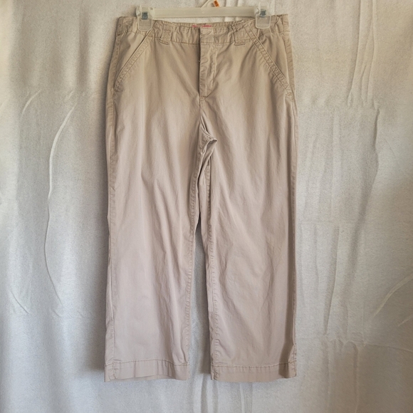 Pappagallo Women's capris Color Khaki Size 6 - Picture 1 of 9